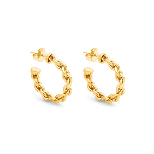 Orecchini Cerchio a Treccia Piccoli Giovanni Raspini