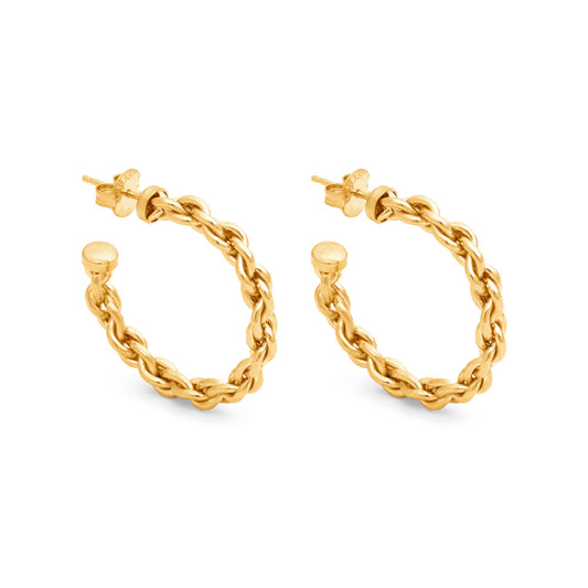 Orecchini Cerchio Catena Medi Giovanni Raspini