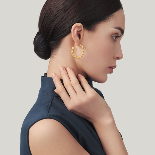 Orecchini Cerchio Catena Medi Giovanni Raspini