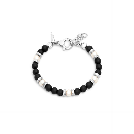 Bracciale Tango Grafite e Perle Giovanni Raspini