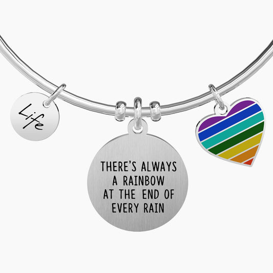 Bangle con Ciondolo Arcobaleno Kidult