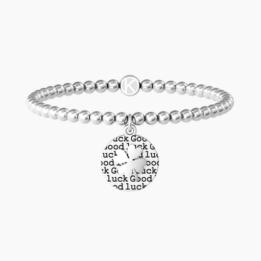 Bracciale Elastico con Ciondolo Quadrifoglio Kidult