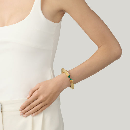 Bangle Green Blade Grande Giovanni Raspini