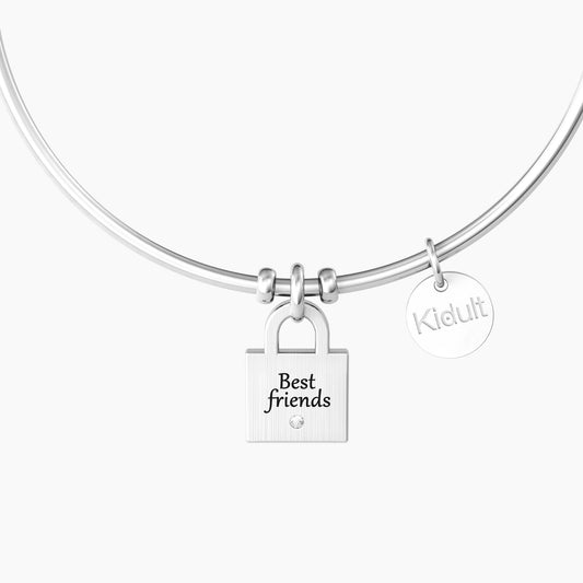 Bracciale Rigido con Ciondolo Lucchetto Kidult