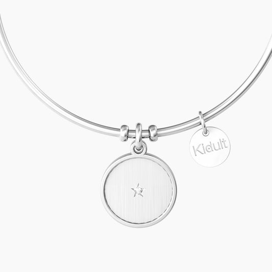 Bracciale Rigido con Ciondolo con Frase Motivazionale Kidult