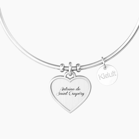 Bracciale Rigido Donna con Frase il Piccolo Principe Kidult