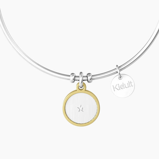 Bracciale Rigido in Acciaio con Ciondolo Carpe Diem Kidult