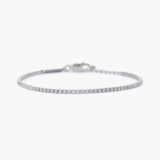 Bracciale Tennis Bianco Mabina