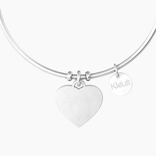 Bracciale Rigido Amica con Ciondolo Cuore Kidult