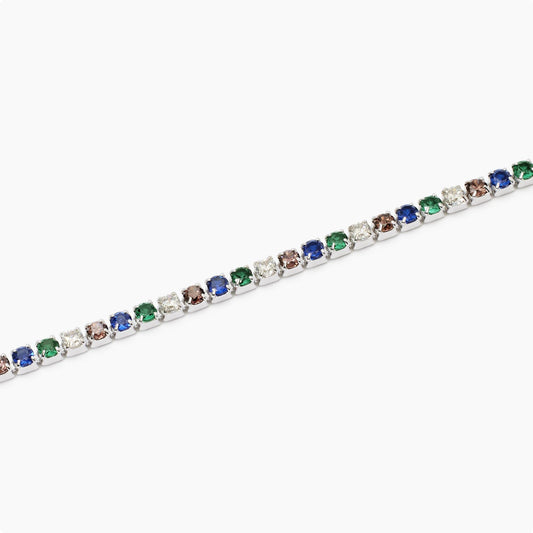 Bracciale Tennis Uomo Multicolor Mabina