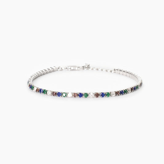 Bracciale Tennis Uomo Multicolor Mabina