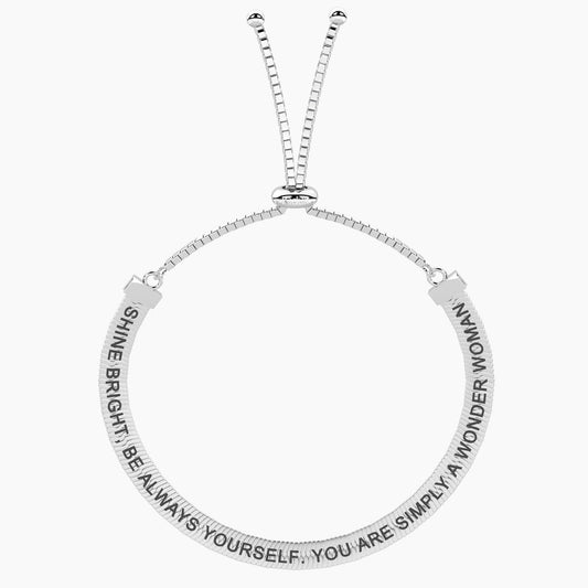 Bracciale Elastico con Frase Kidult