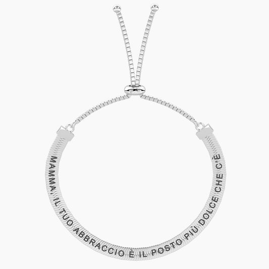 Bracciale Regolabile con Frase per la Mamma Kidult