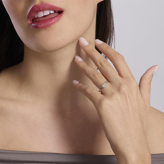 Anello Solitario con Diamante Lab-Grown 0,2 Carati My Diamond Mabina