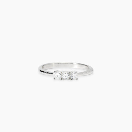 Anello Trilogy con Diamanti Lab-Grown 0,09 Carati My Diamond Mabina