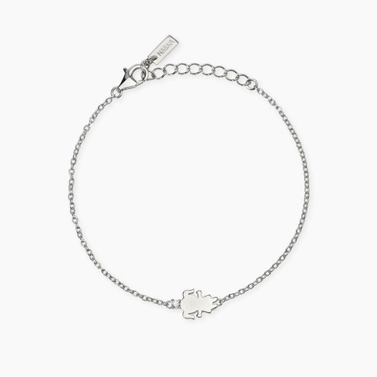 Bracciale con Simbolo Bimba con Diamante Lab-Grown My Diamond Mabina