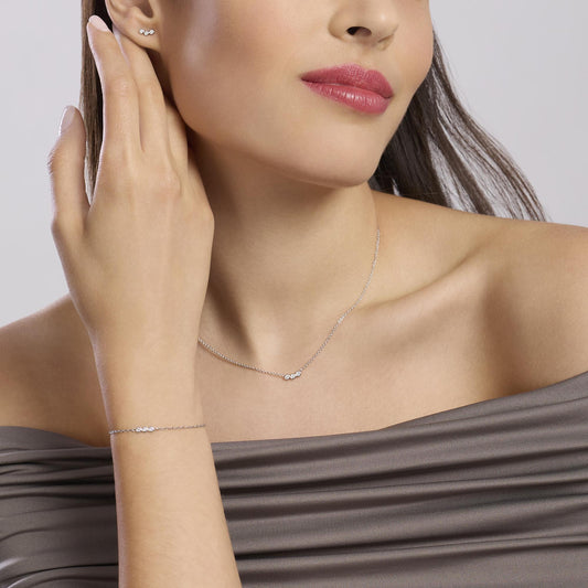 Bracciale Trilogy con Diamanti Lab-GrownMy Diamond Mabina