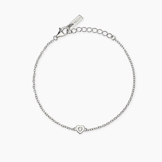 Bracciale con Cuore e Diamante Lab-Grown My Diamond Mabina