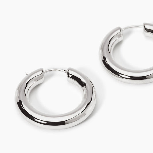 Orecchini a Cerchio in Argento Mabina