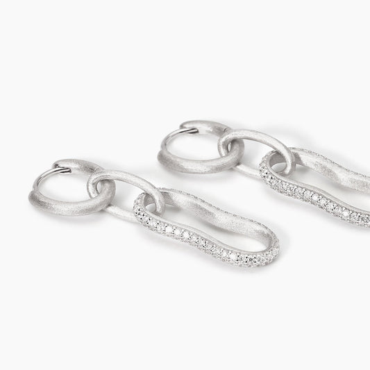 Orecchini a Cerchio con Pendente Mabina