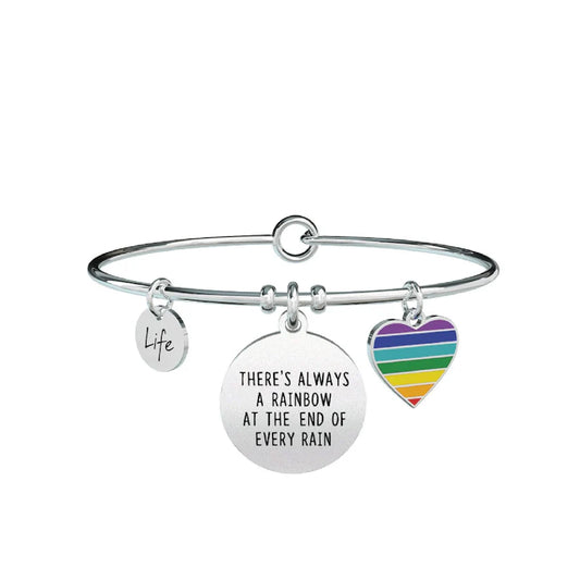 Bangle con Ciondolo Arcobaleno Kidult