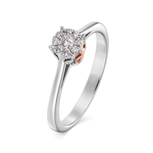 Anello con Angeli in Oro e Diamanti Roberto Giannotti