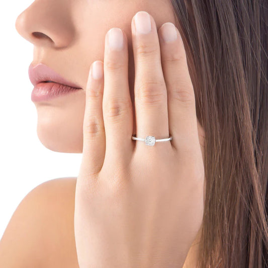 Anello con Angeli in Oro e Diamanti Roberto Giannotti