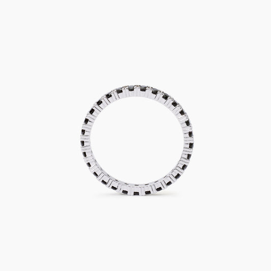 Heritage, Anello Uomo con Zirconi Neri Mabina