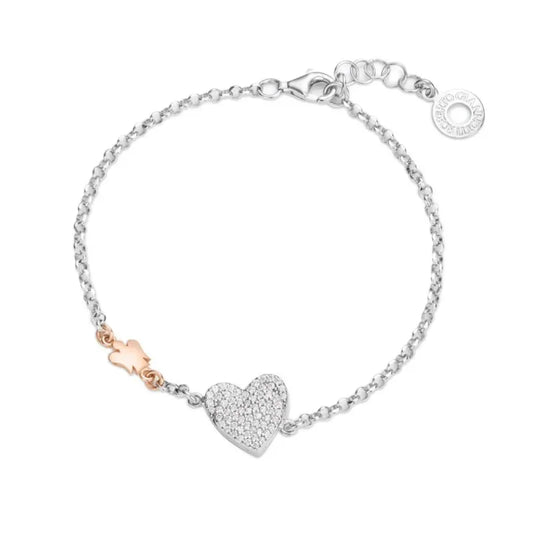 Bracciale con Doppio Cuore Roberto Giannotti