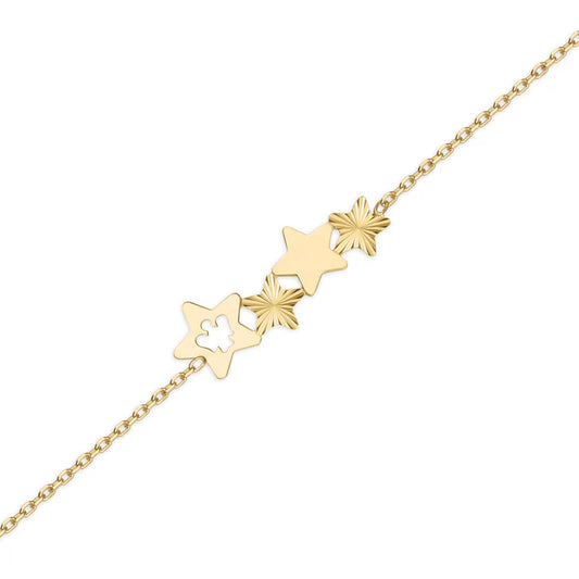 Bracciale con Centrale di Stelle e Angelo Traforato Roberto Giannotti