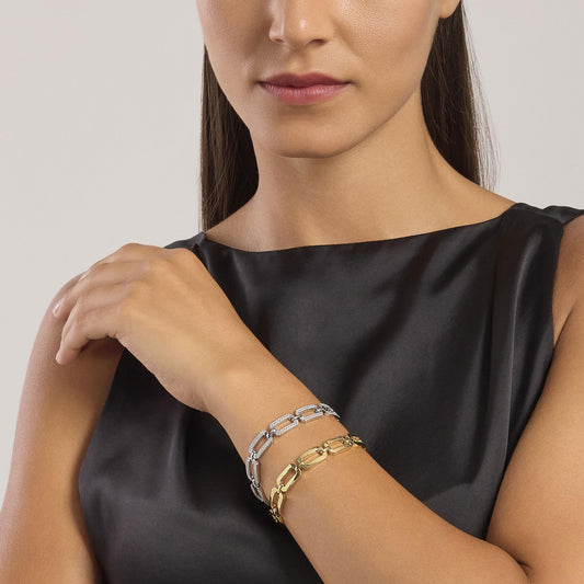 Scandalo a Corte, Bracciale con Maglie Ottagonali Mabina