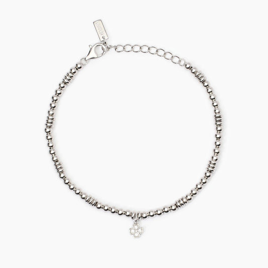 Little Mix, Bracciale Donna in Argento con Quadrifoglio Mabina