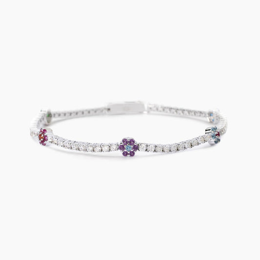 Fior Fiore, Bracciale Tennis con Elementi Fiore Mabina