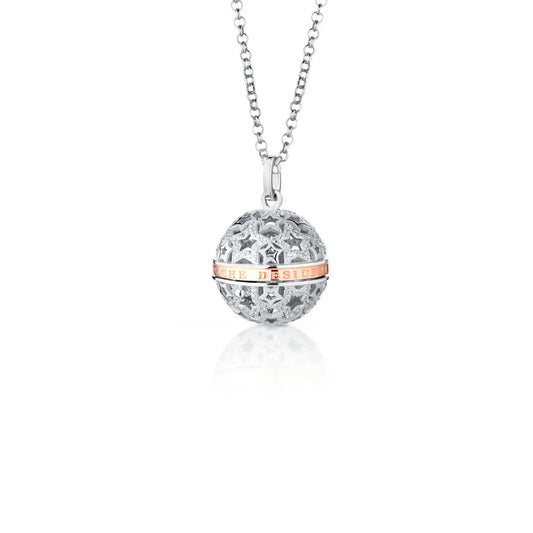 Collana Chiama Angeli Tutto cio che Desideri in Argento Roberto Giannotti