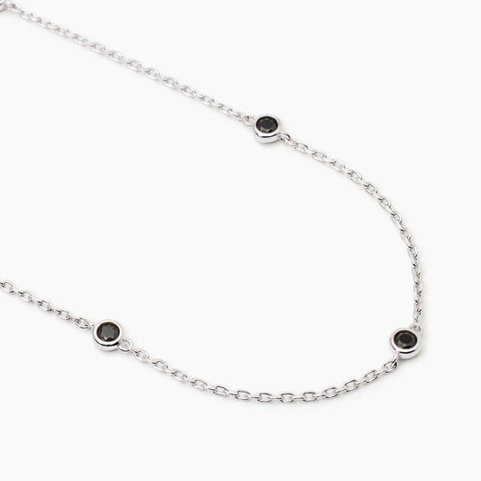 Spotlight, Collana Uomo con Catena e Zirconi Mabina