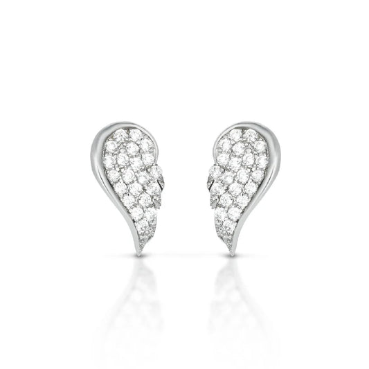 Orecchini Ala in Argento e Zirconi Roberto Giannotti
