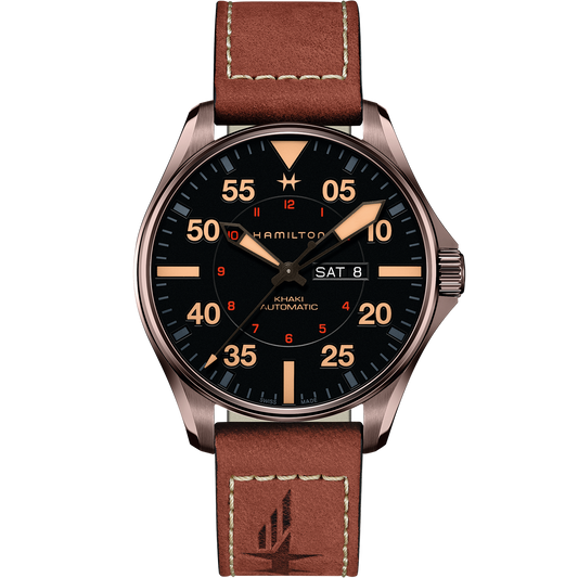 Orologio Khaki Aviaton Pilot Day Date Auto Hamilton