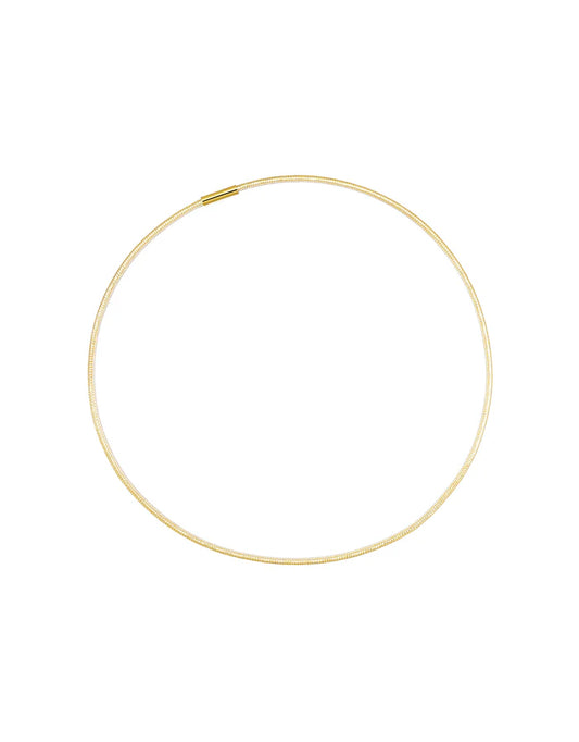 Collana in Oro Elastique, Modello Piatto N.1 Giordini
