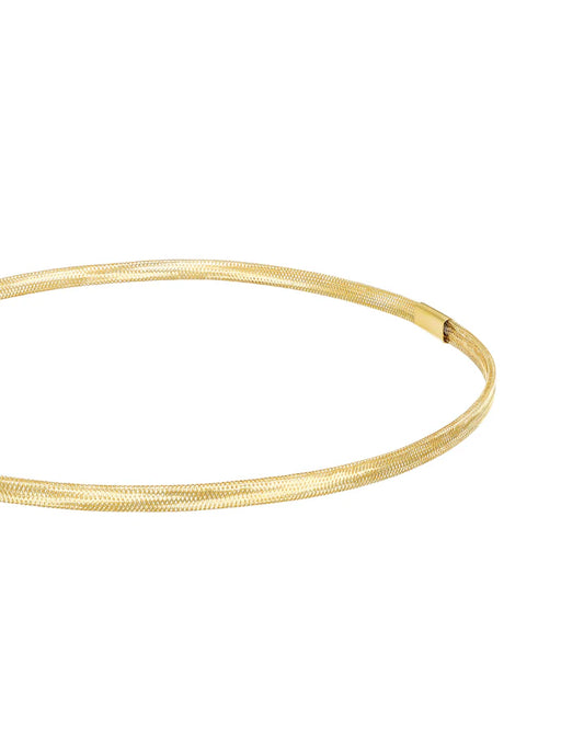 Collana in Oro Elastique, Modello Piatto N.2 Giordini