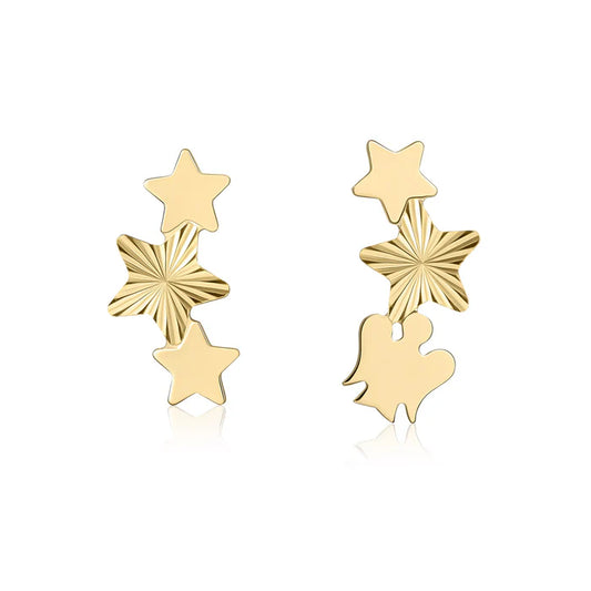 Orecchini con Stelle e Angelo Traforato Roberto Giannotti