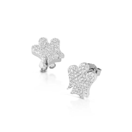 Orecchini Angeli in Argento e Zirconi Roberto Giannotti