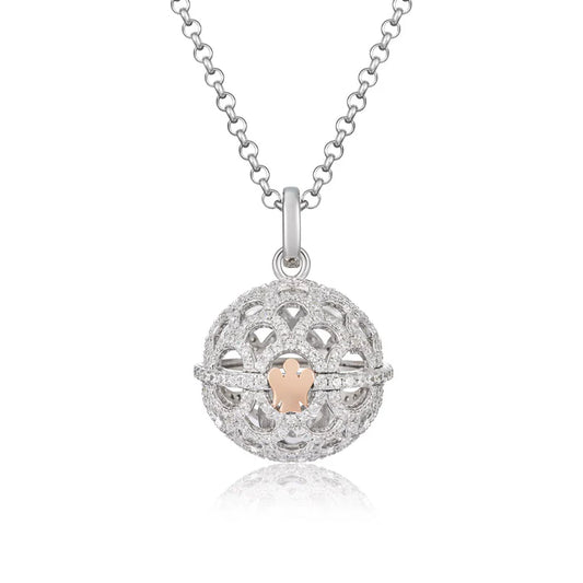 Collana Chiama Angeli in Argento e Zirconi Roberto Giannotti