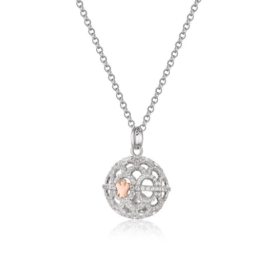 Collana Chiama Angeli in Argento e Zirconi Roberto Giannotti