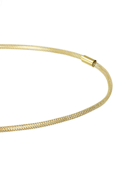 Collana in Oro Elastique, Modello Tubolare N.1 Giordini