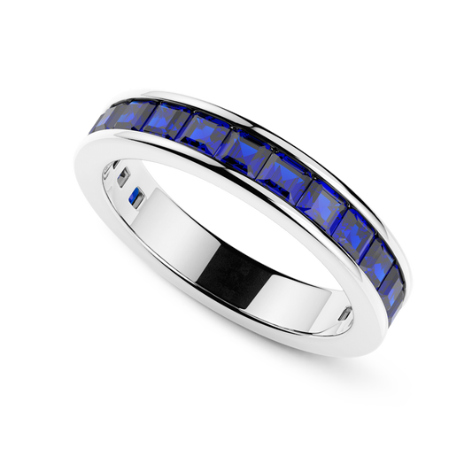 Anello a Fascia in Argento e Pietre Naturali Zancan