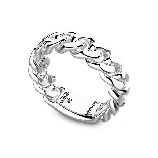 Anello a Grumette in Argento Zancan