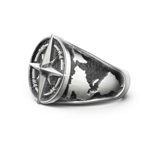 Anello in Argento con Finitura Vintage Zancan