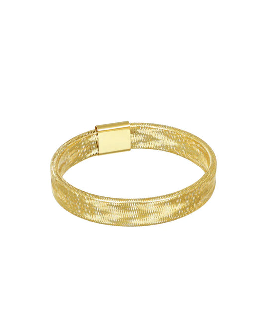 Bracciale in Oro Elastique, Modello Piatto N.2 Giordini