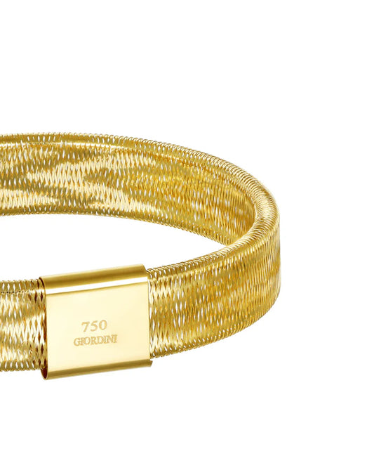 Bracciale in Oro Elastique, Modello Piatto N.2 Giordini