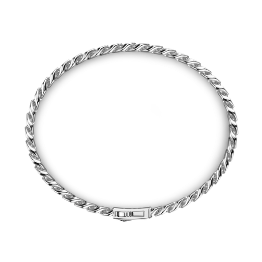 Bracciale Groumette in Argento Zancan